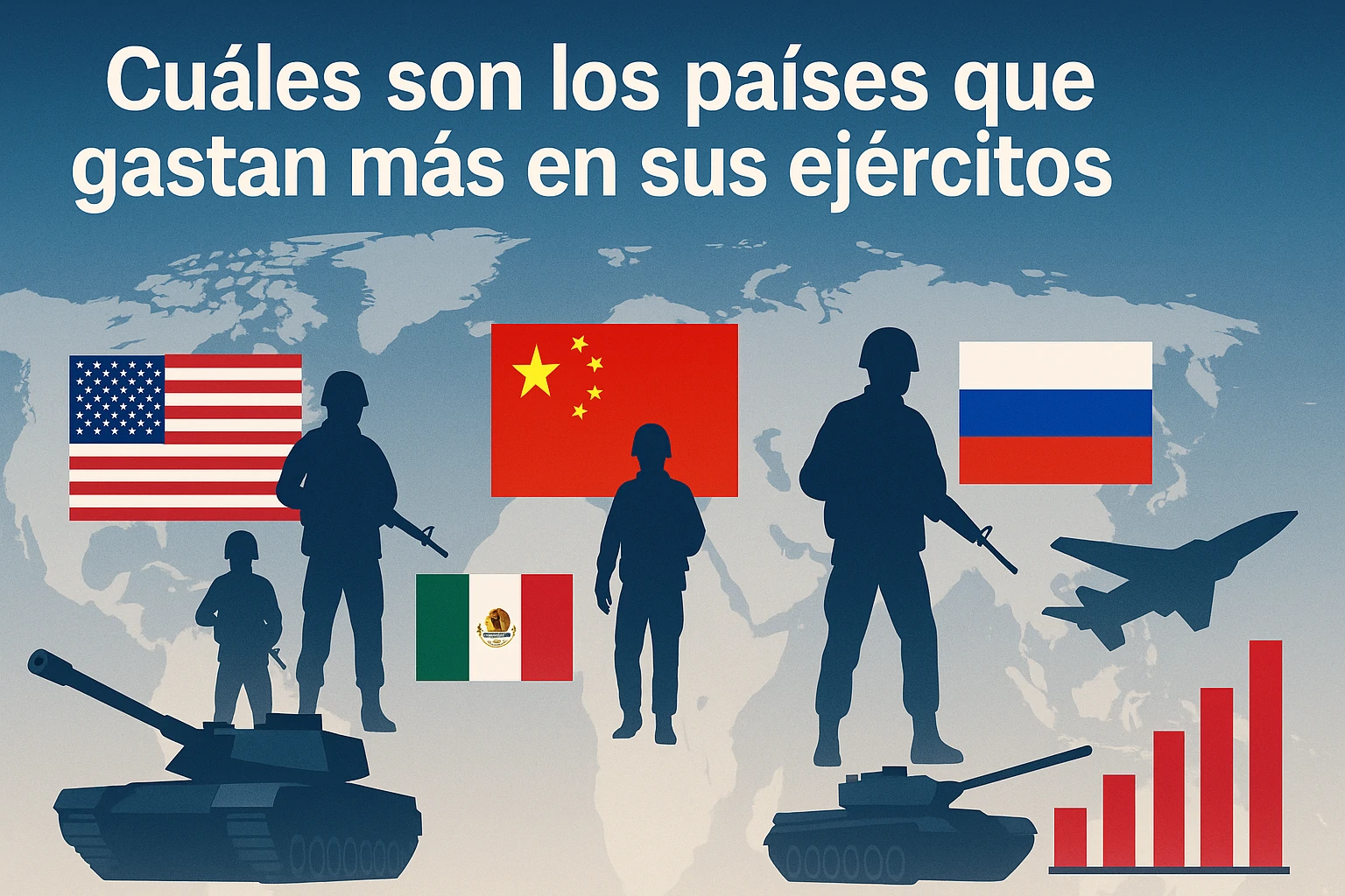 Cuáles son los países que gastan más en sus ejércitos,