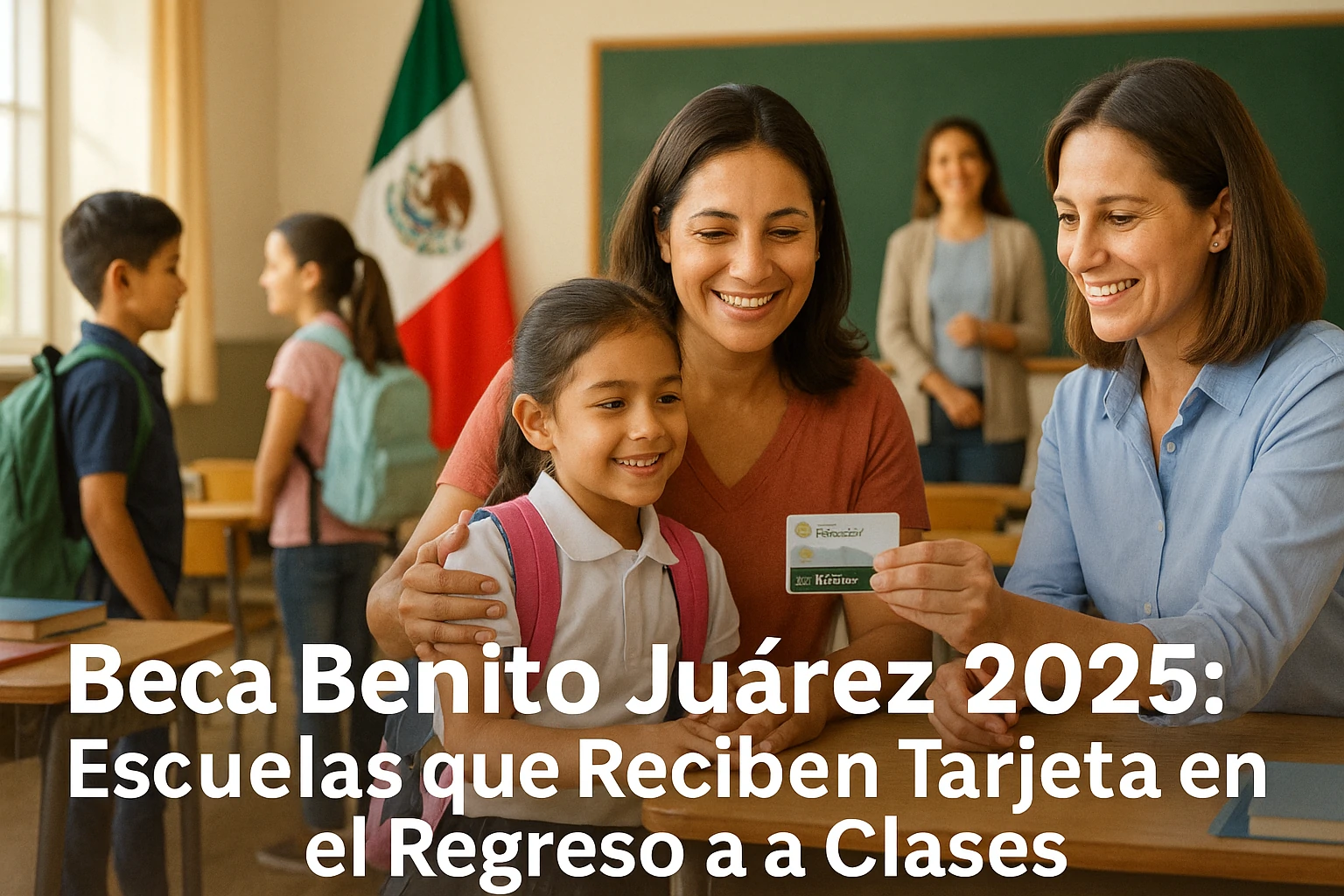 Escuelas que Reciben Tarjeta en el Regreso a Clases
